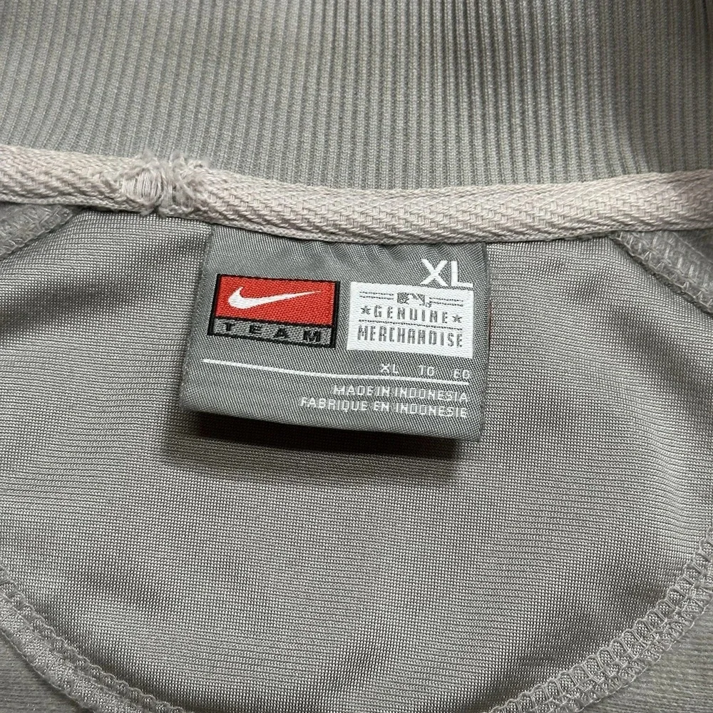 Nike San Francisco‎ Giants Full Zip Track Jacket Mens XL Gray Casual MLB Team